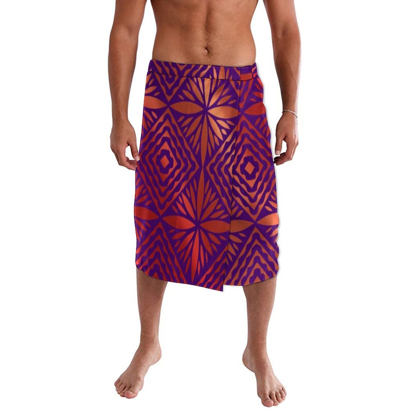 Sarong Men Wrap - Nouvelle jupe pareo polynésienne Samoa Fidji,