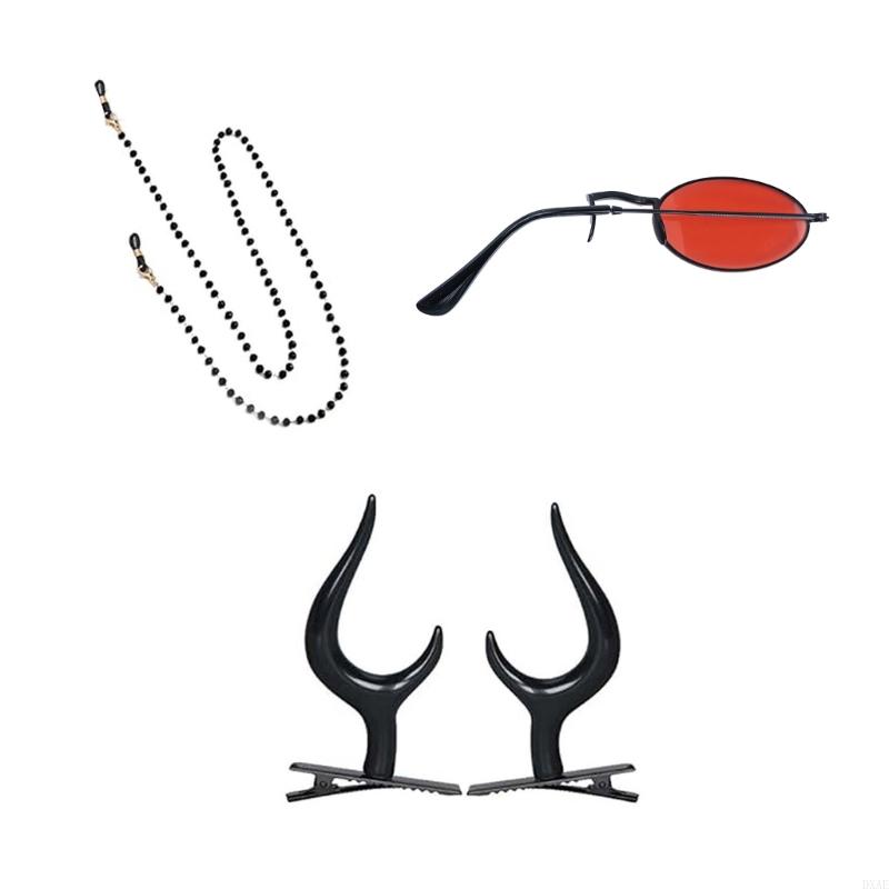 Sunglass Retainer Cord - DXAE Lunettes monoculaires avec chaîne Cornes