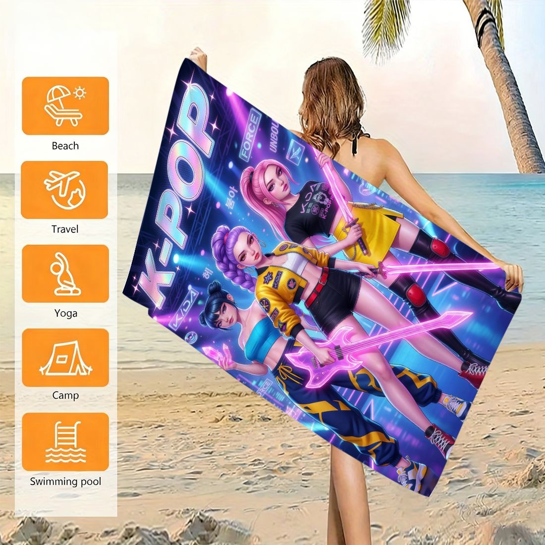 Serviette de plage grande tail - Beach Towel Large avis et prix
