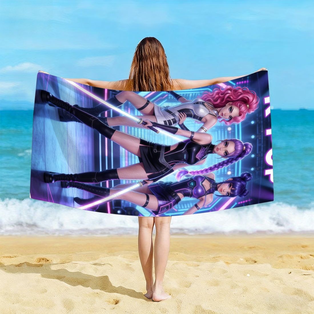 Serviette de plage grande tail - Beach Towel Large avis et prix