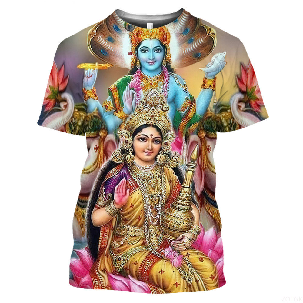 Mode d'été divinités indiennes - Tee Graphic Print avis et prix