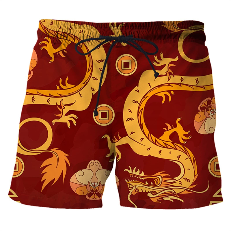 Maillot de bain imprimé dragon - Trunks Board Surf avis et prix